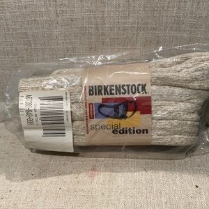 Vintage Birkenstock Socks 2 pair cream/gray